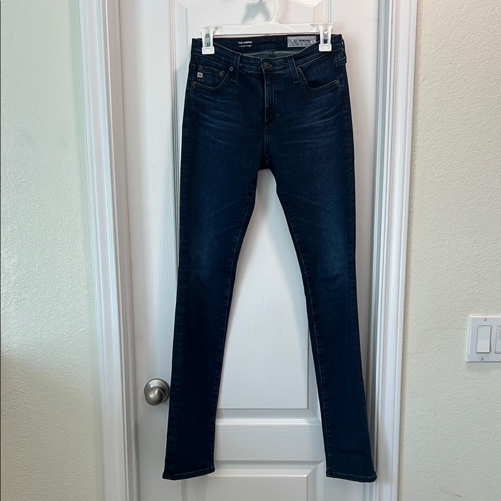 AG Dark Blue the Harper Essential Straight